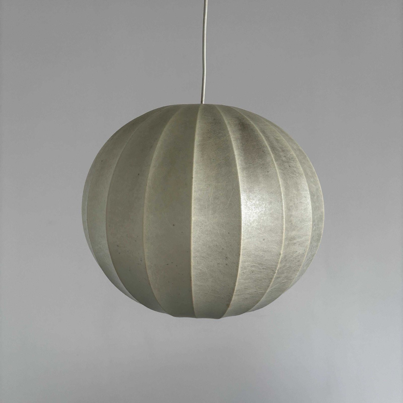 Mid Century Cocoon Pendant Lamp In Style Of Achille Castiglioni, 1960s