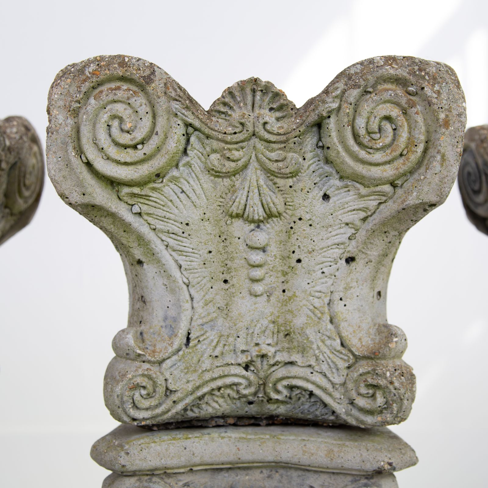 photo for sale Set Of 3 Mid Century Highly Decorative Planters On Plinths