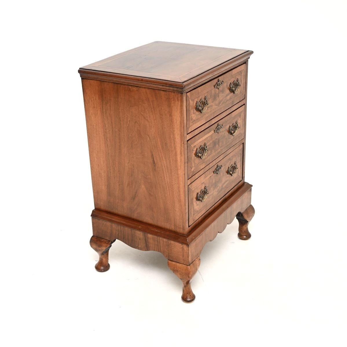 photo furniture Antique Burr Walnut Chest On Legs