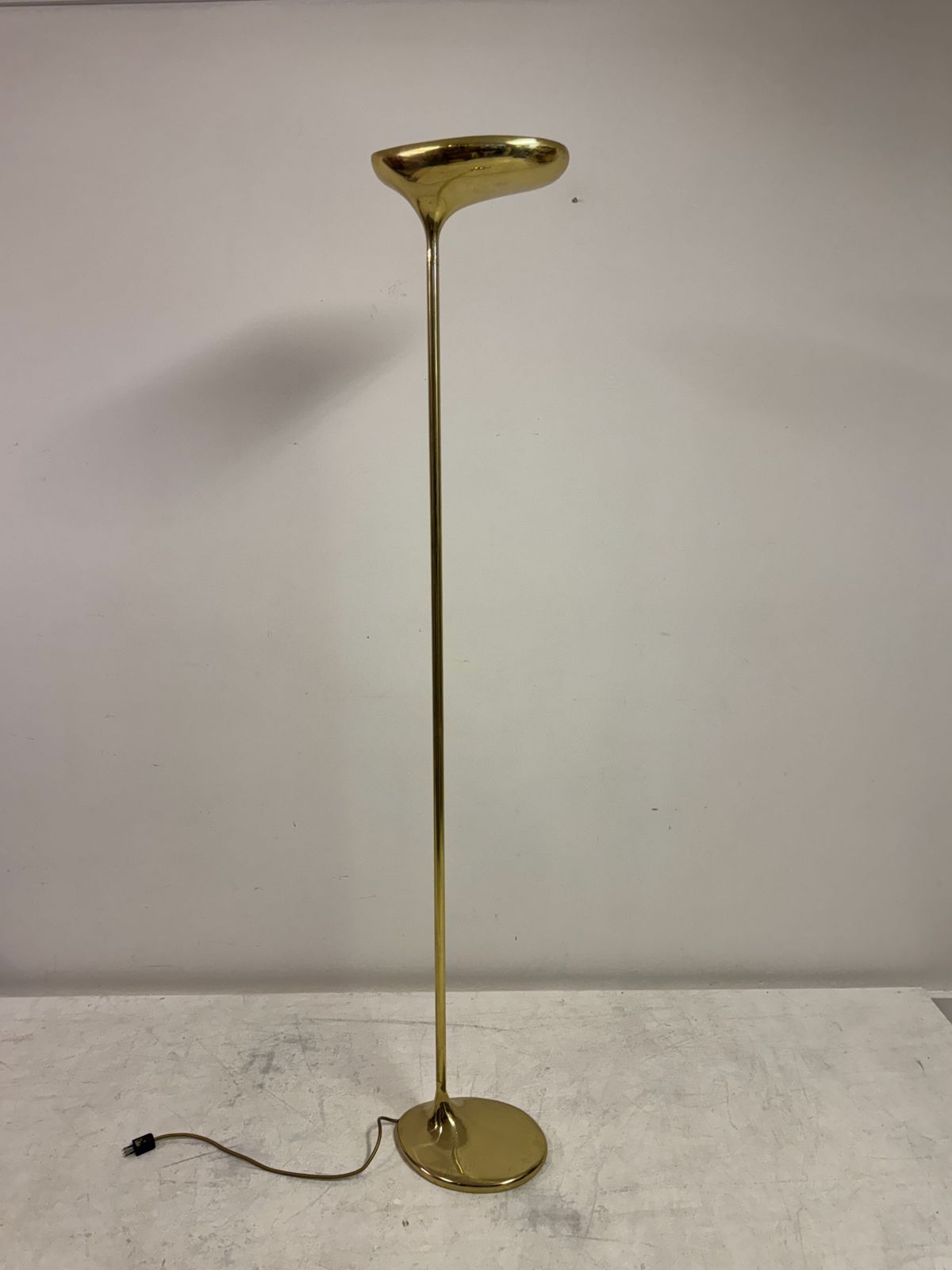 1970s Sculptural Italian Brass Floor Lamp By Santoni photo furniture
