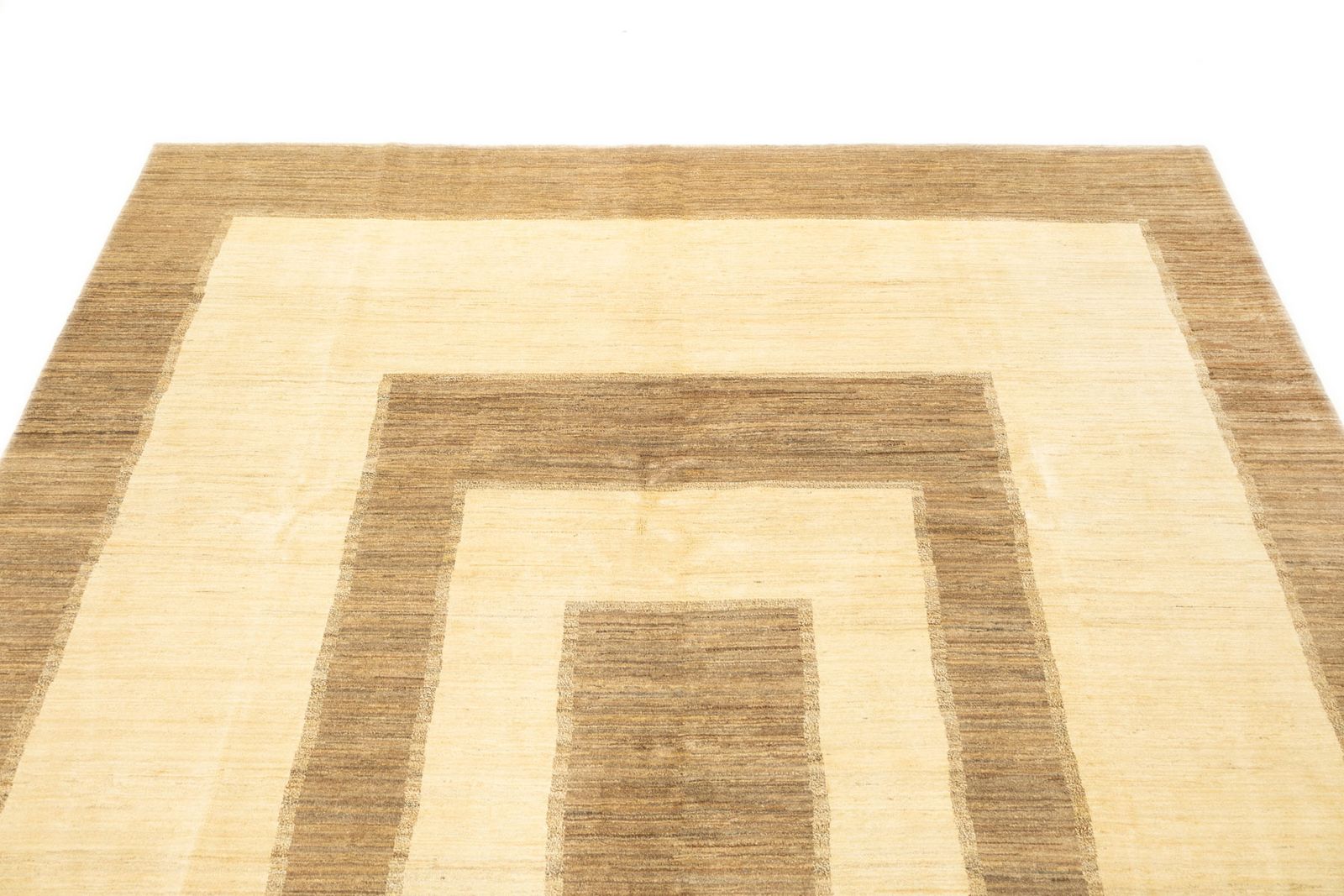 Gabbeh Rug, 445 × 307 Cm, Natural Beige And Brown photo Textiles