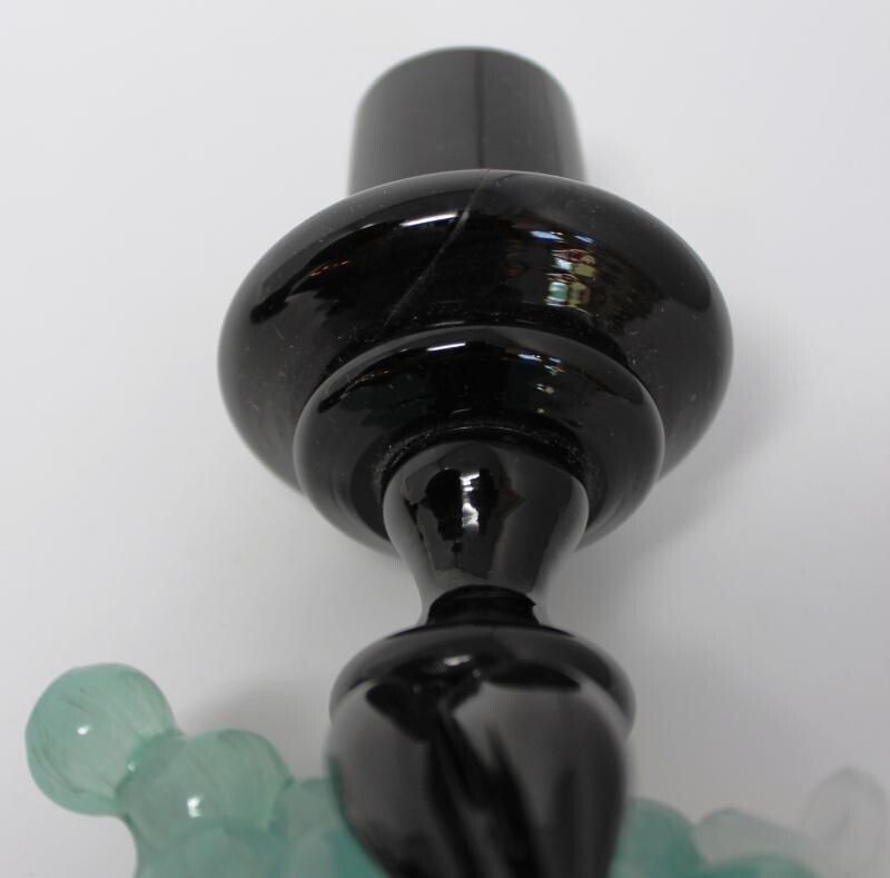 Gambaro & Poggi   Tall Murano Glass Vase With Stopper photo for sale