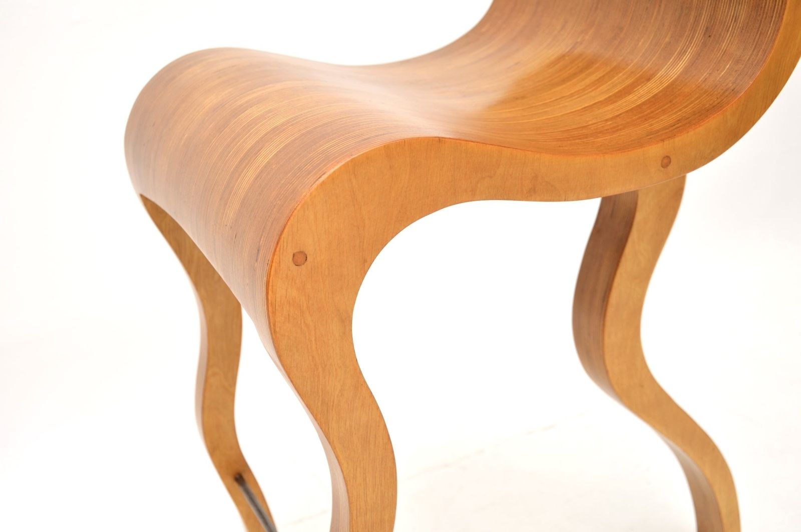 photo furniture Vintage Laminated Sculptural Bar Stool