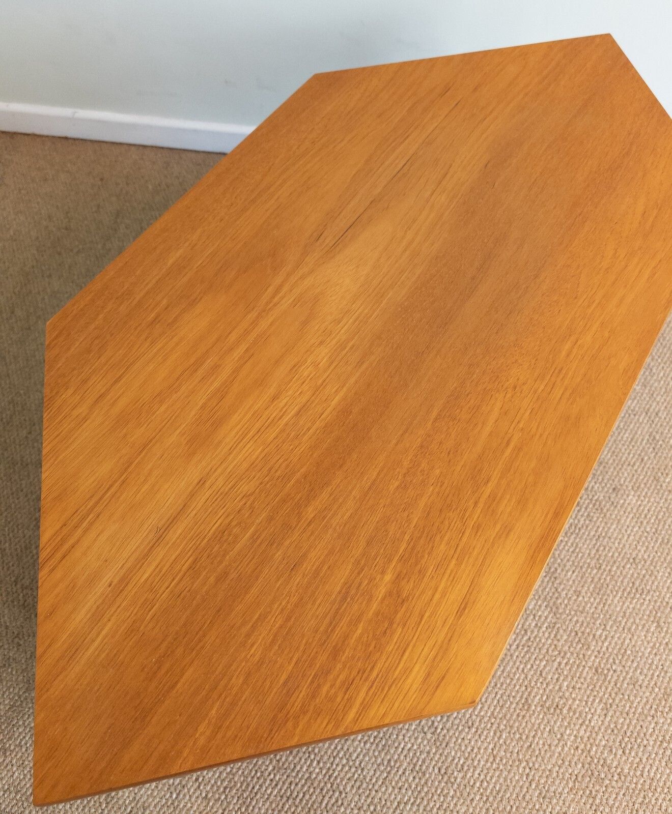 photo for sale Refinished Vintage Mid Century Parker Knoll Teak Sideboard Tv Stand Corner