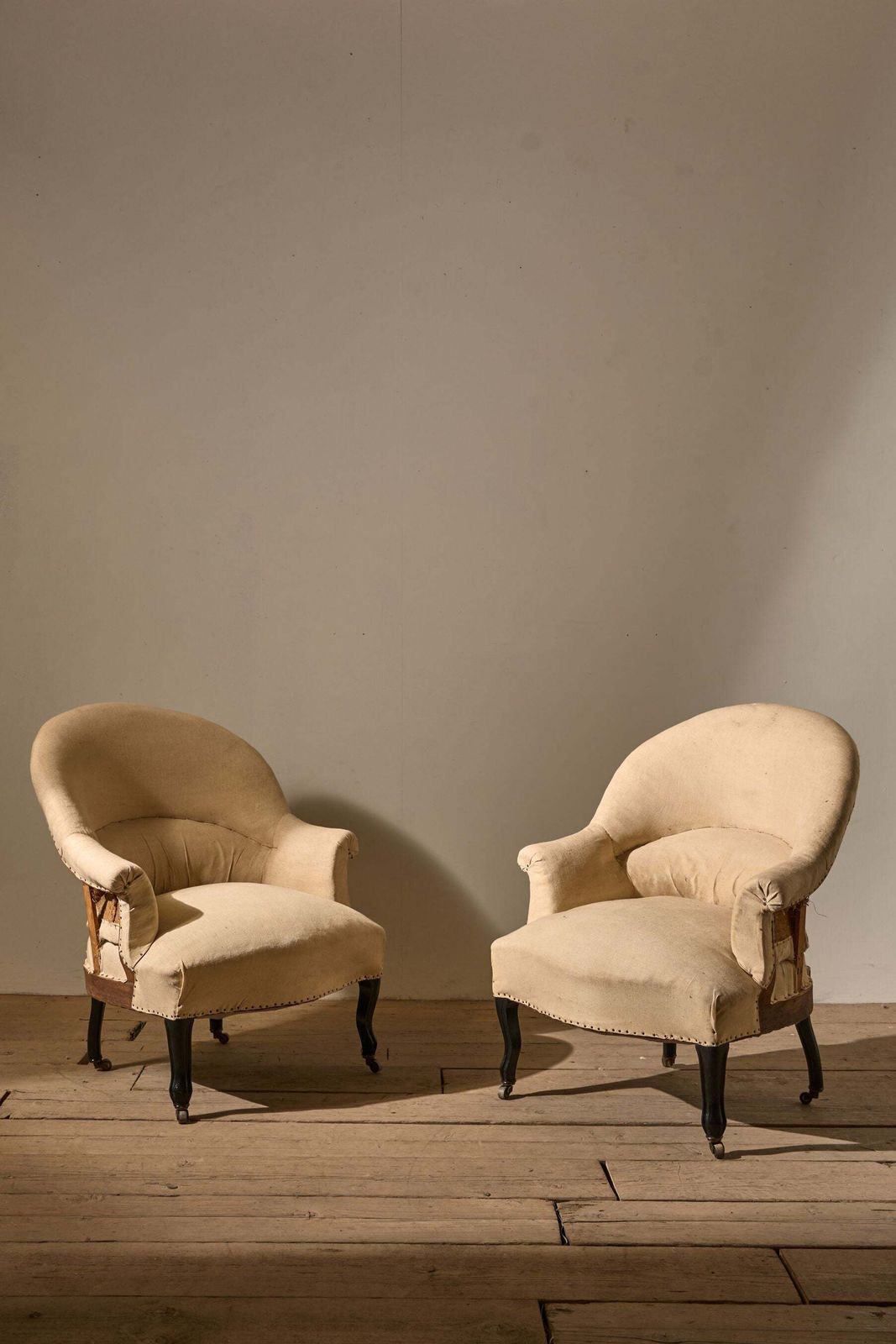 Pair Of Napoleon III Tub Chairs