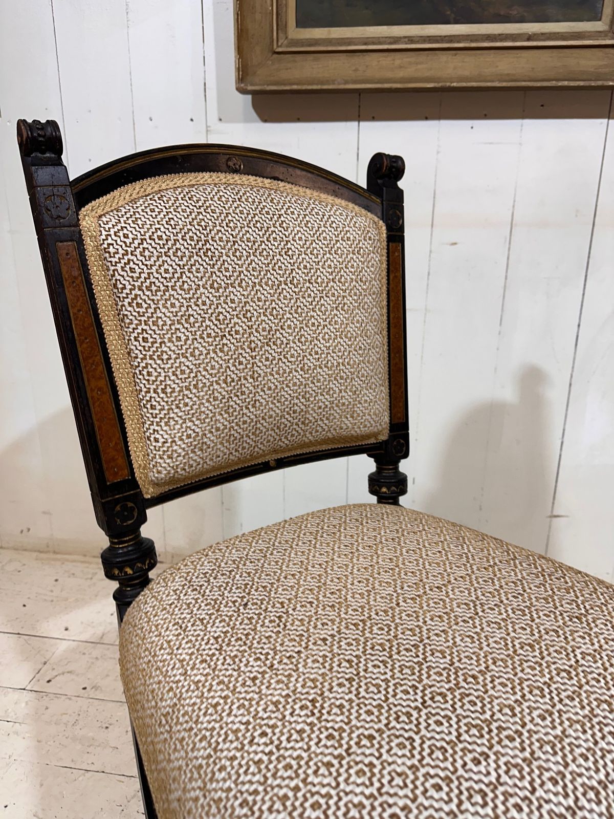 Fine Aesthetic Movement Matching Pair Of Chairs By James Lamb Of Manchester photo Furniture