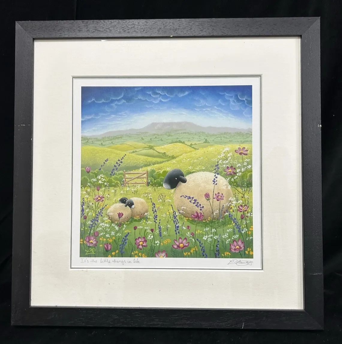 Lucy Pittaway Framed 'It's The Little Things In Life' Signed Print