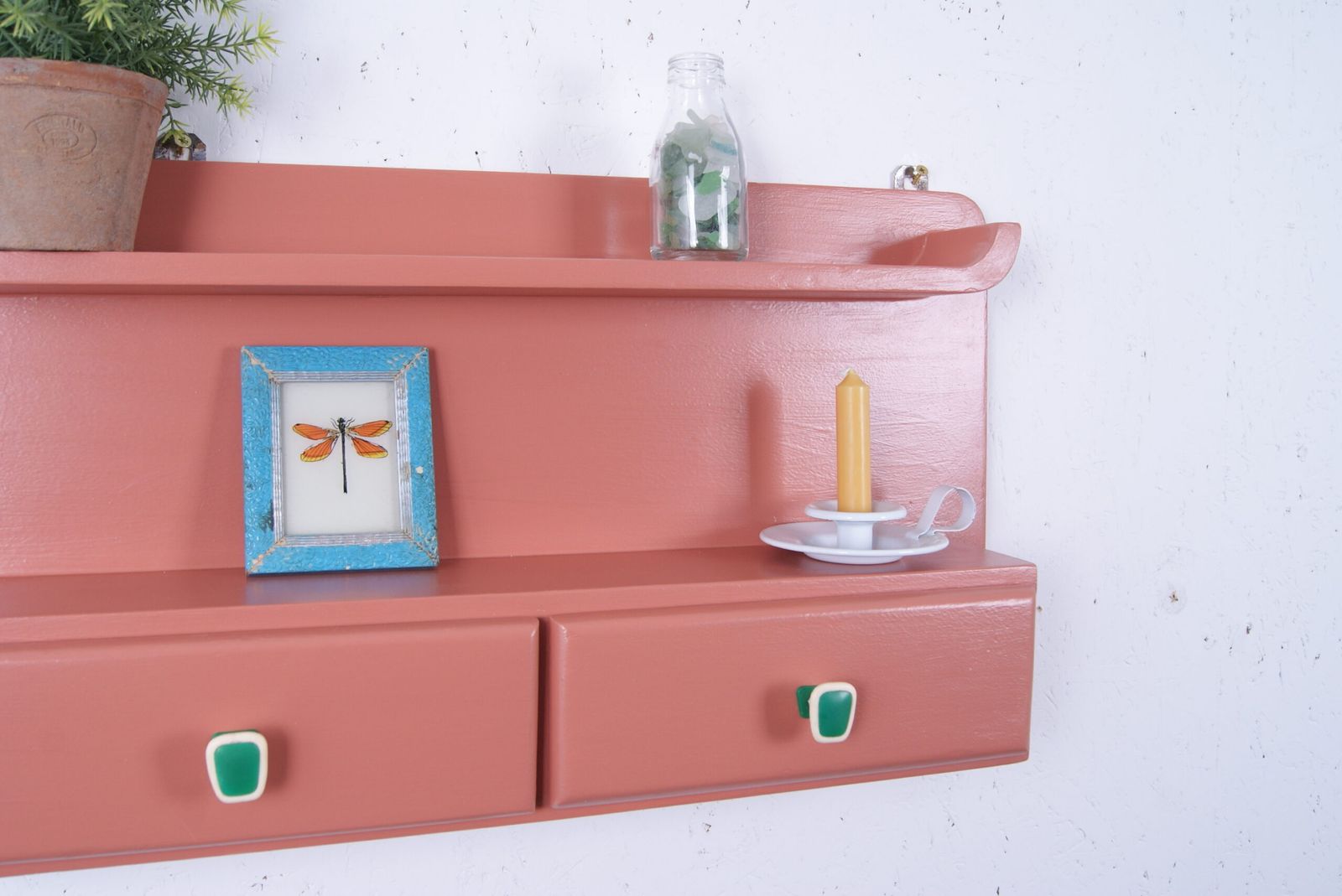 Wooden Shelf With Drawers From Poland photo Furniture