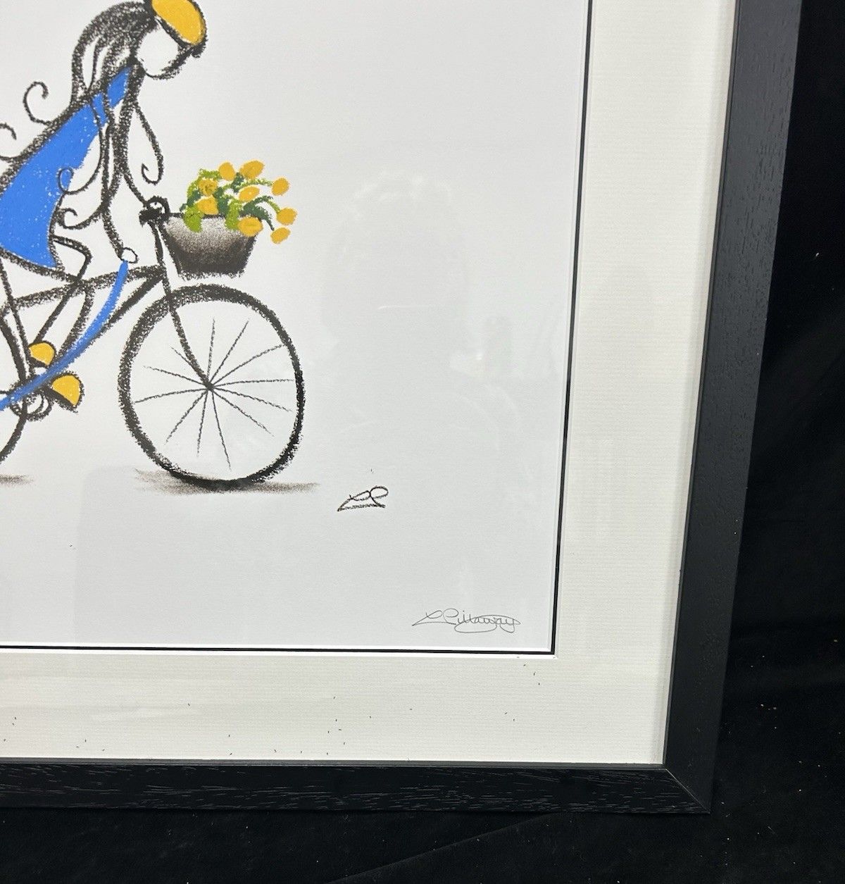Lucy Pittaway Framed 'Come Along Sausage' Signed Print photo Art