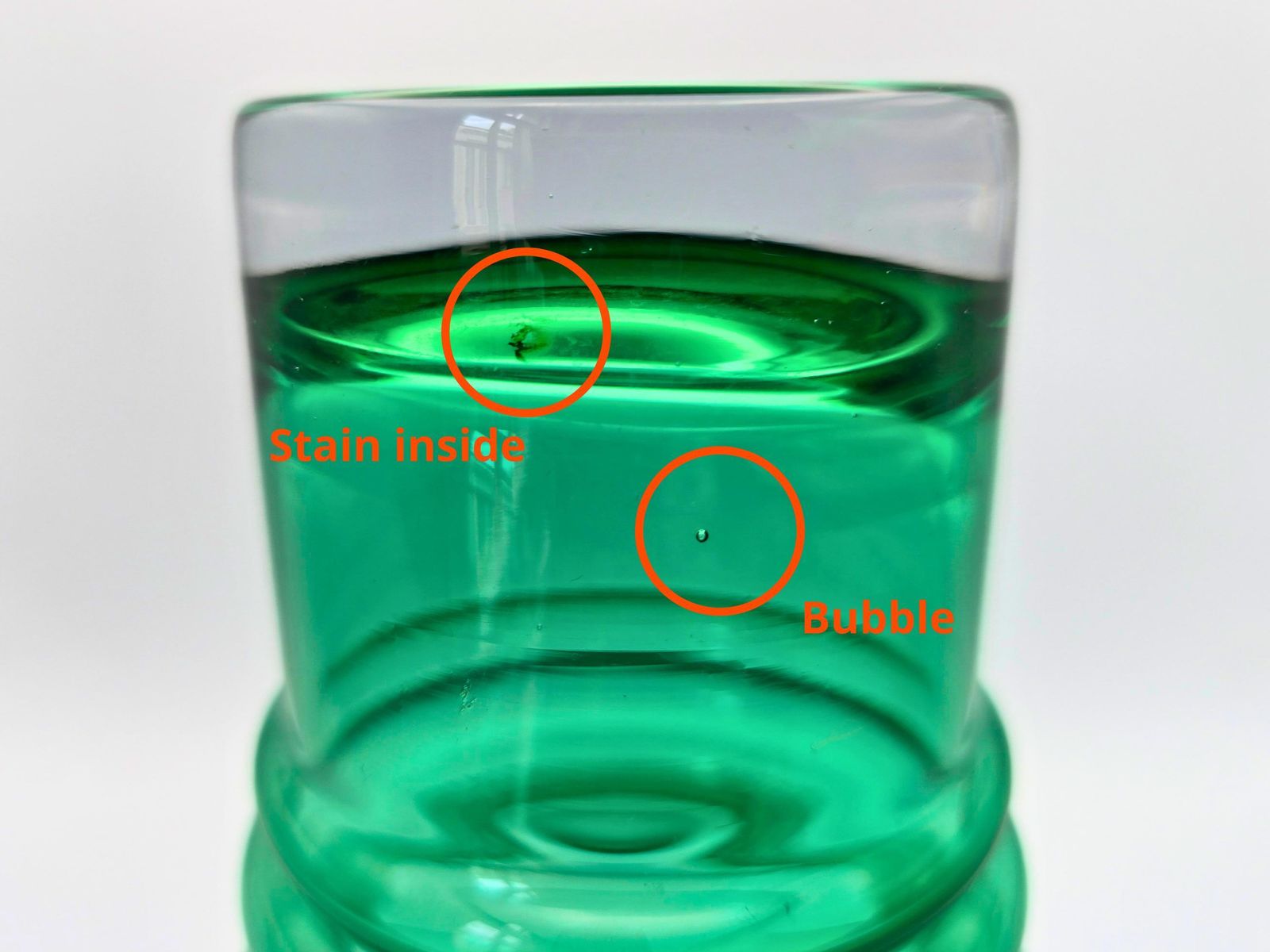 Vintage Riihimaki Lasi Tulppaani Green Glass Vase – Tamara Aladin Mid Century Modern Finland #1516 photo vintage