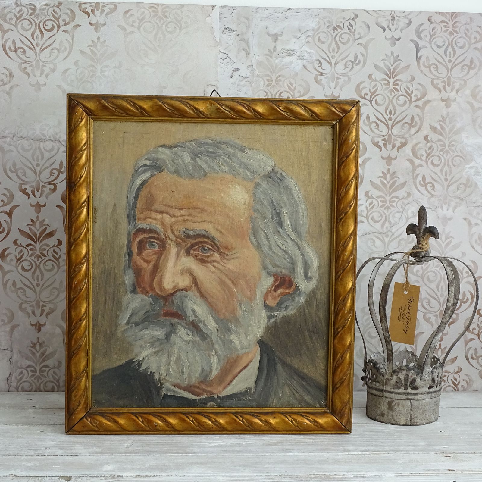 photo buy Antiek olieverfportret Giuseppe Verdi