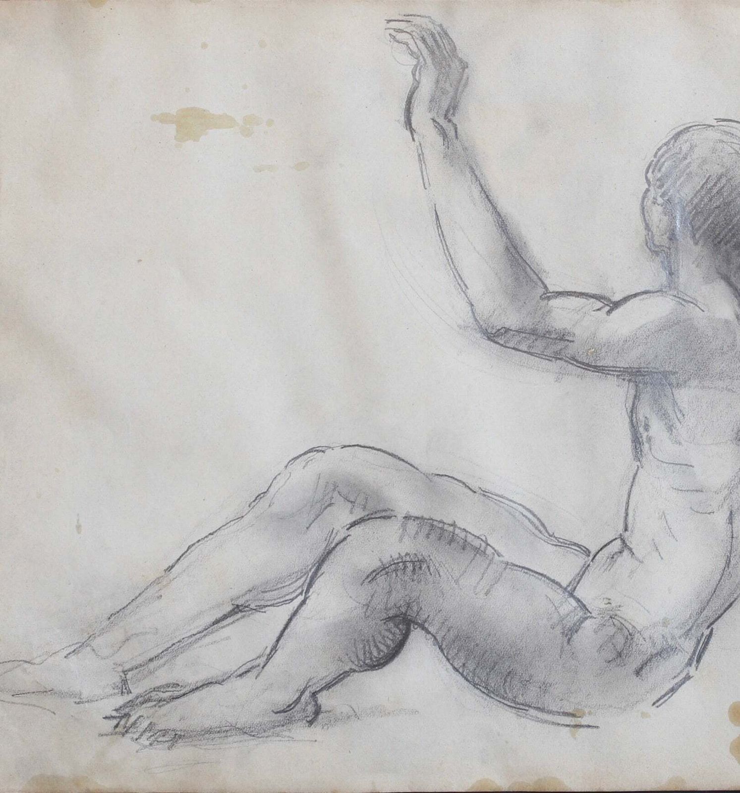'Study Of Male Nude' By Guillaume Dulac (Circa 1920s) photo Art