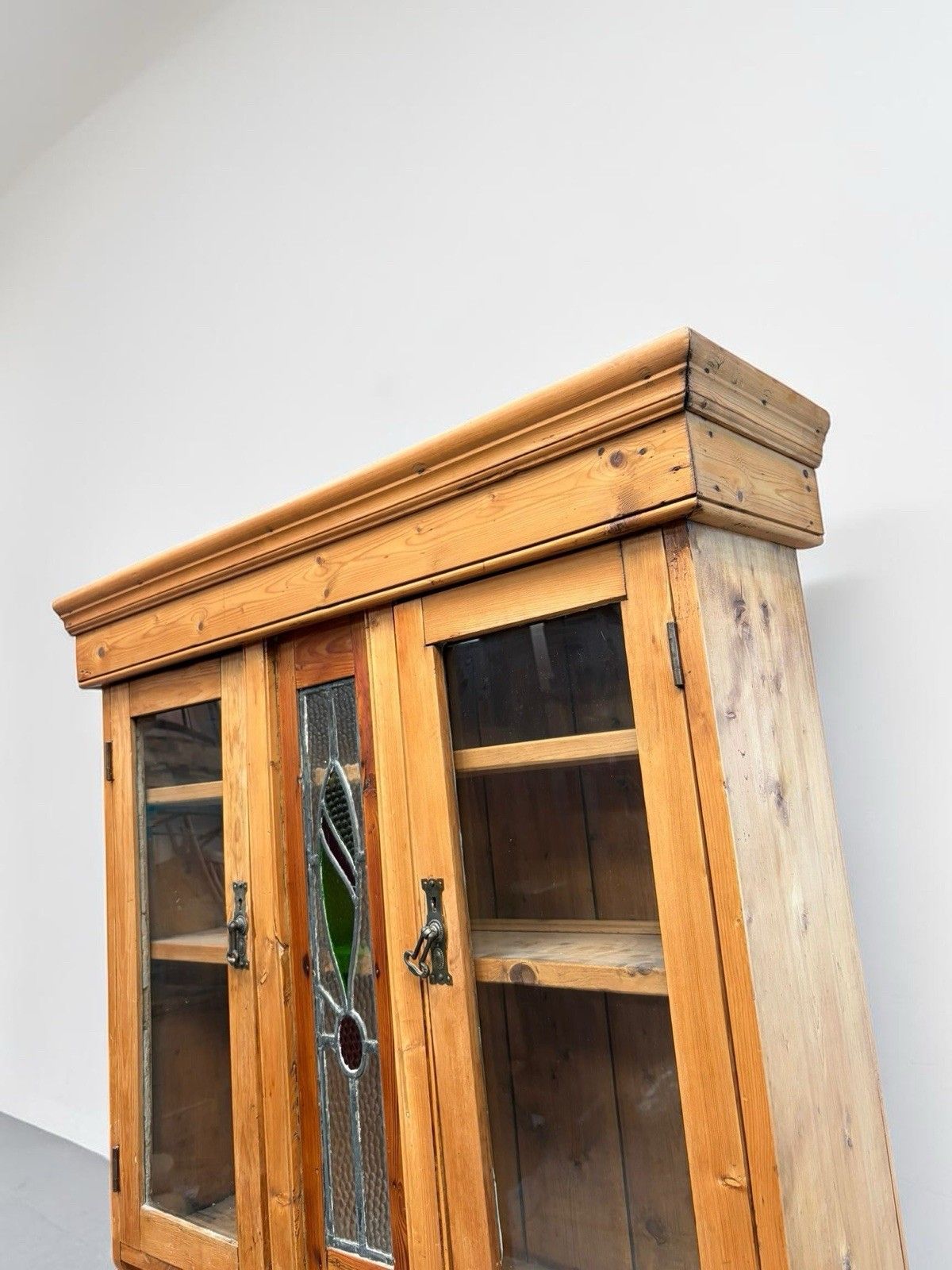 photo buy Antique Pitch Pine Welsh Dresser Kitchen Hutch Art Nouveau C1890 Stunning