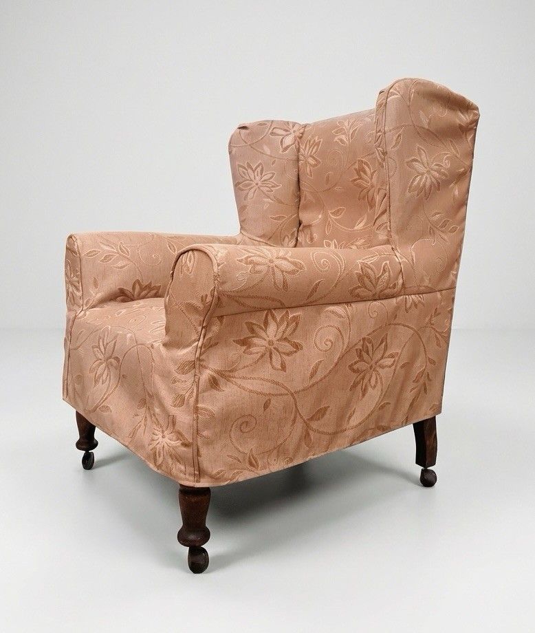 Furniture Antique Country House Walnut Armchair Wingback Victorian C1890s Superb Quality photo
