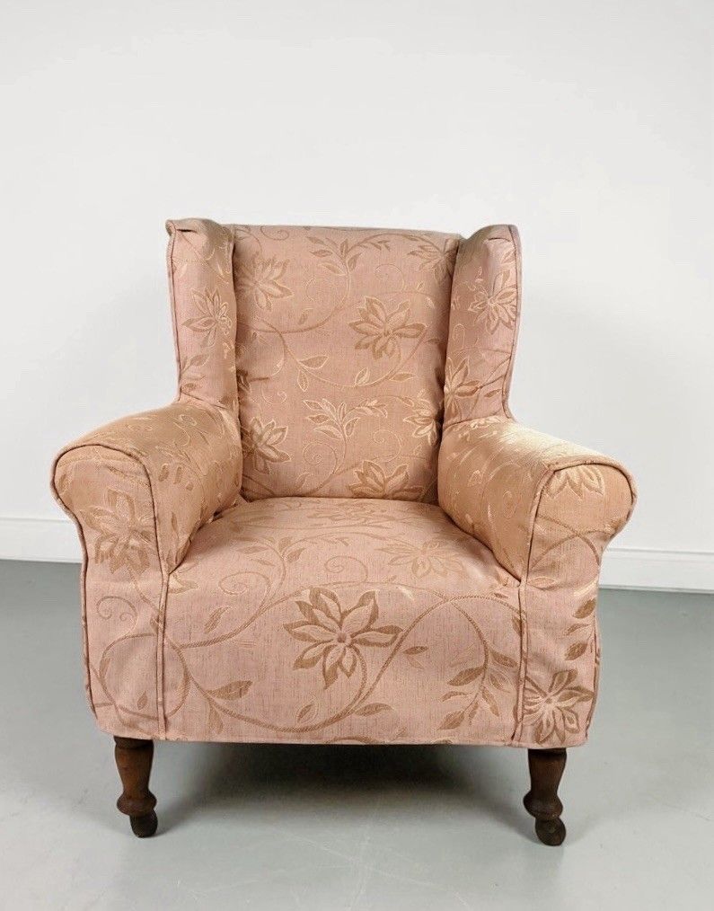 photo vinterior Antique Country House Walnut Armchair Wingback Victorian C1890s Superb Quality
