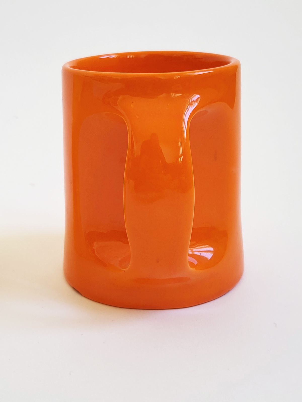 Set Of 3 Italian Pop Art Ceramic Mugs, Design Studio Opi Milano For Gabbianelli Ceramiche, 1960s photo vintage