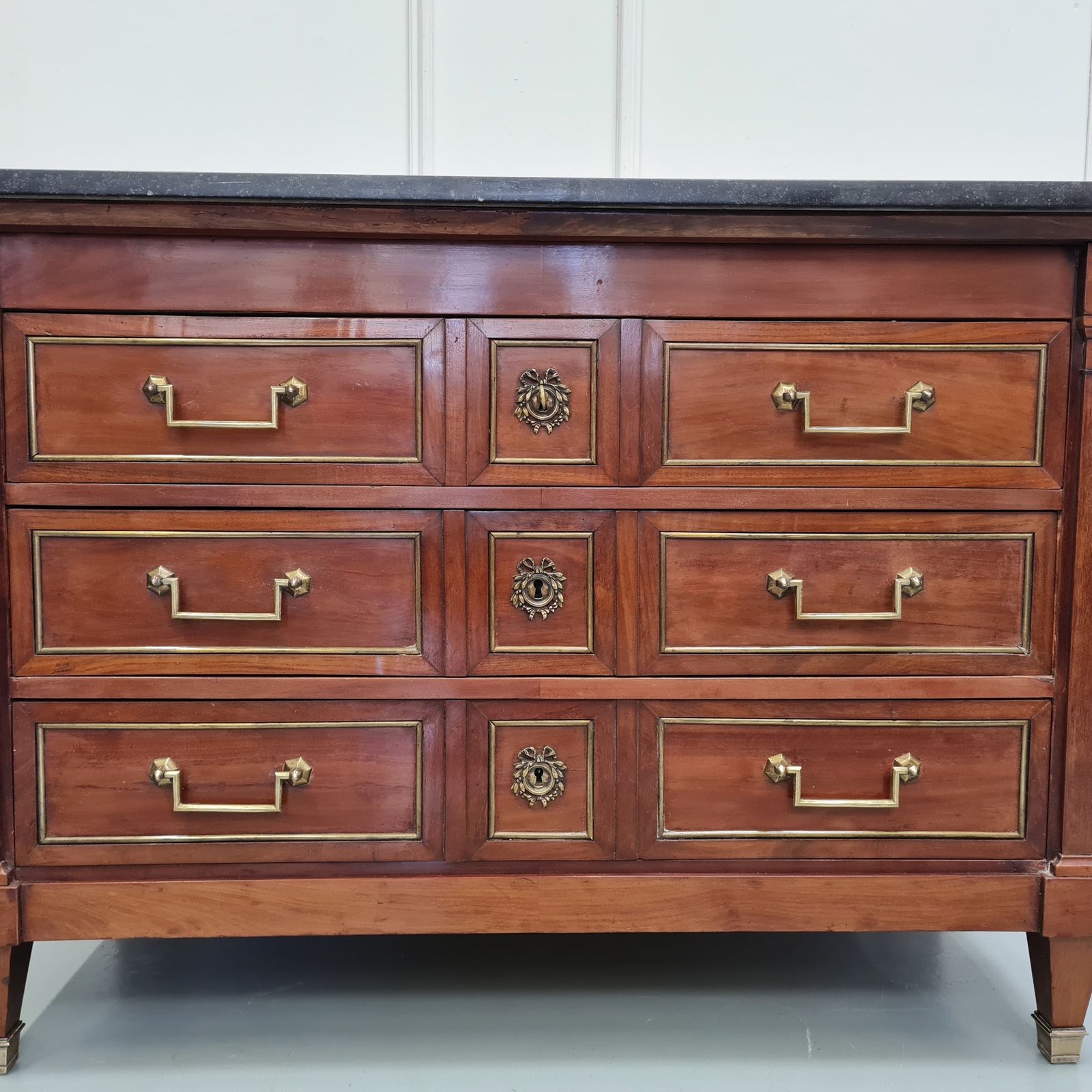 Antique French Empire Mahogany Commode C1820 Free Delivery Eng/Wales photo vintage