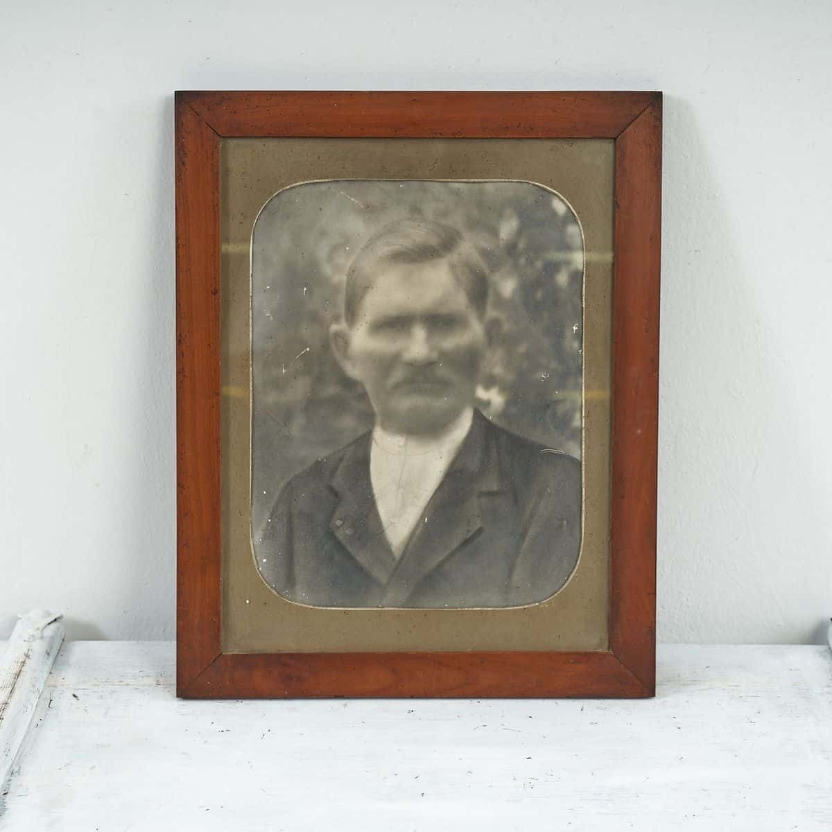 Antique Male Portrait Photograph, 1940s