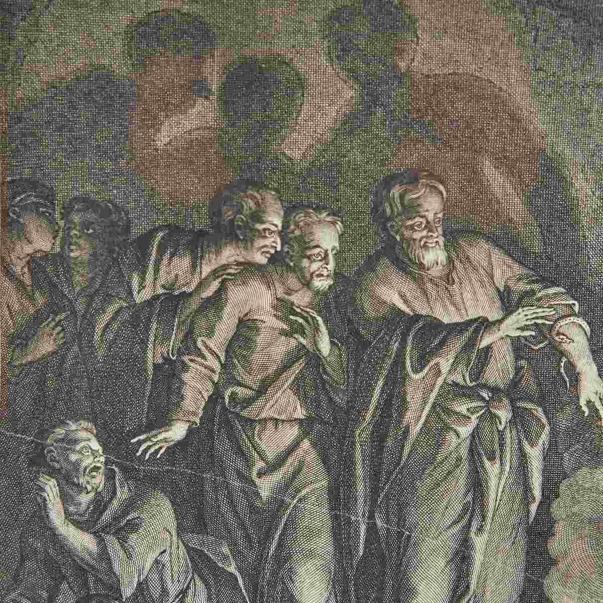 Evocative And Historical Scene Of St. Paul's Engraving photo vinterior