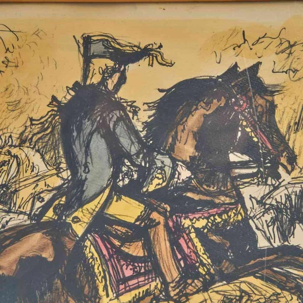 Carl Fischer Print Of Carl E. Fisher, Soldier On Horseback photo 80.0