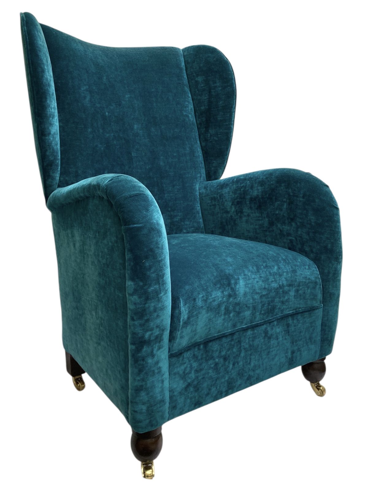 Small Art Deco Wing Back Recliner Rocking Chair (C.1930s, Attributed To Cintique / Firmback Works) Fully Restored photo Furniture