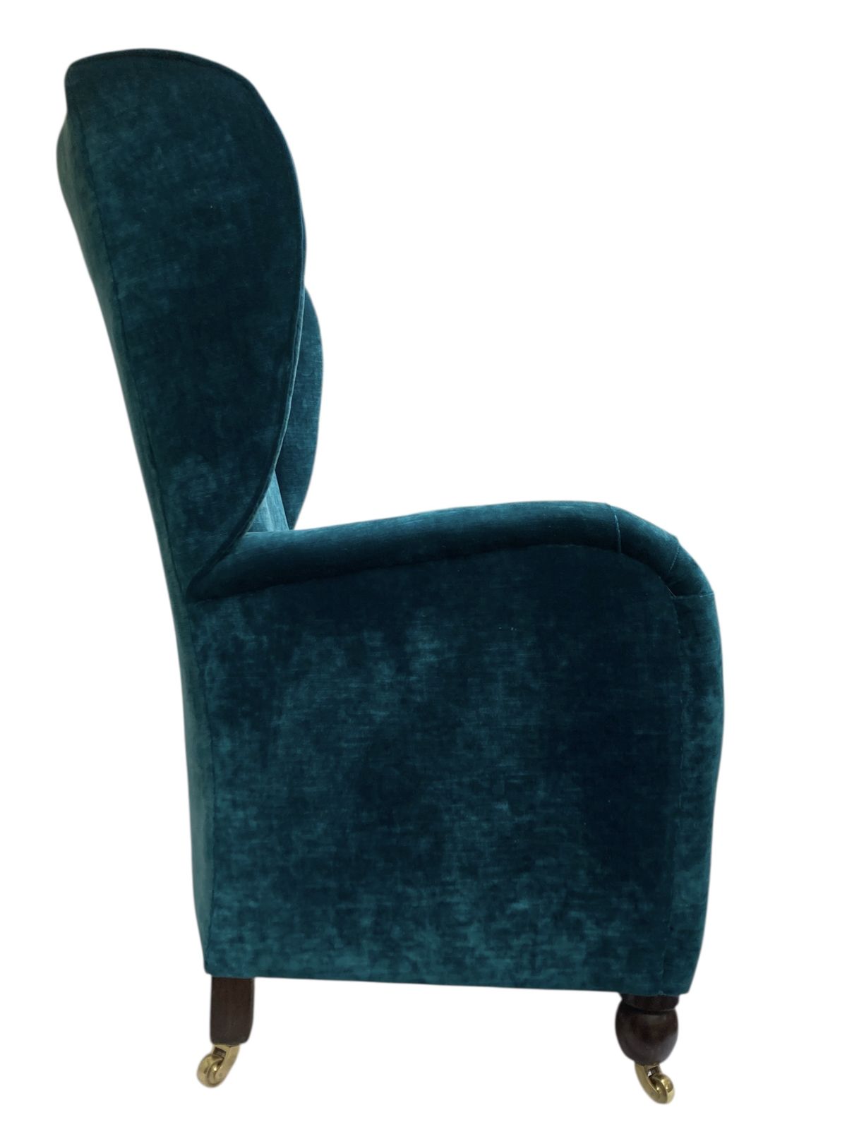 Small Art Deco Wing Back Recliner Rocking Chair (C.1930s, Attributed To Cintique / Firmback Works) Fully Restored photo vinterior