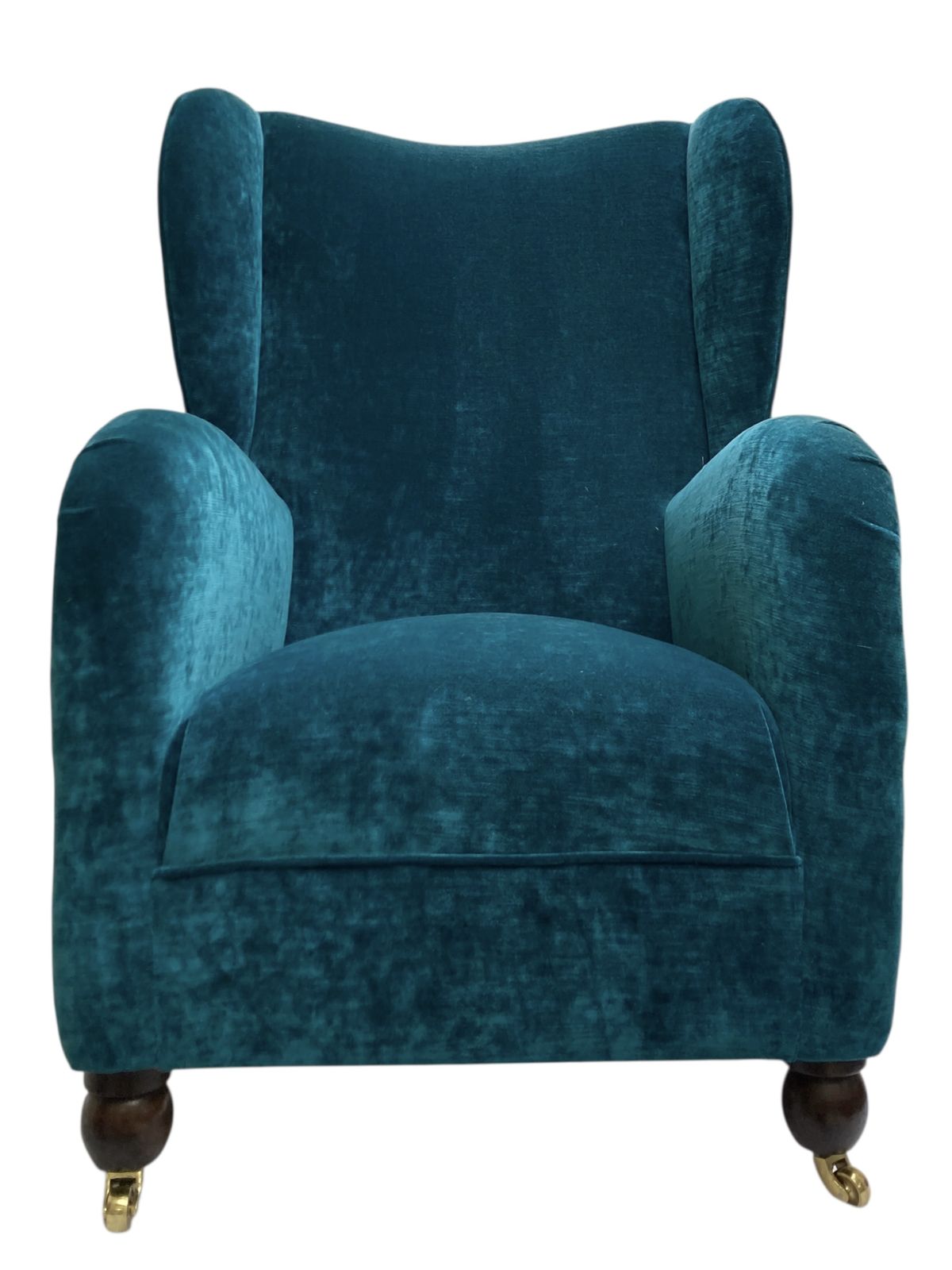 Small Art Deco Wing Back Recliner Rocking Chair (C.1930s, Attributed To Cintique / Firmback Works) Fully Restored photo for sale