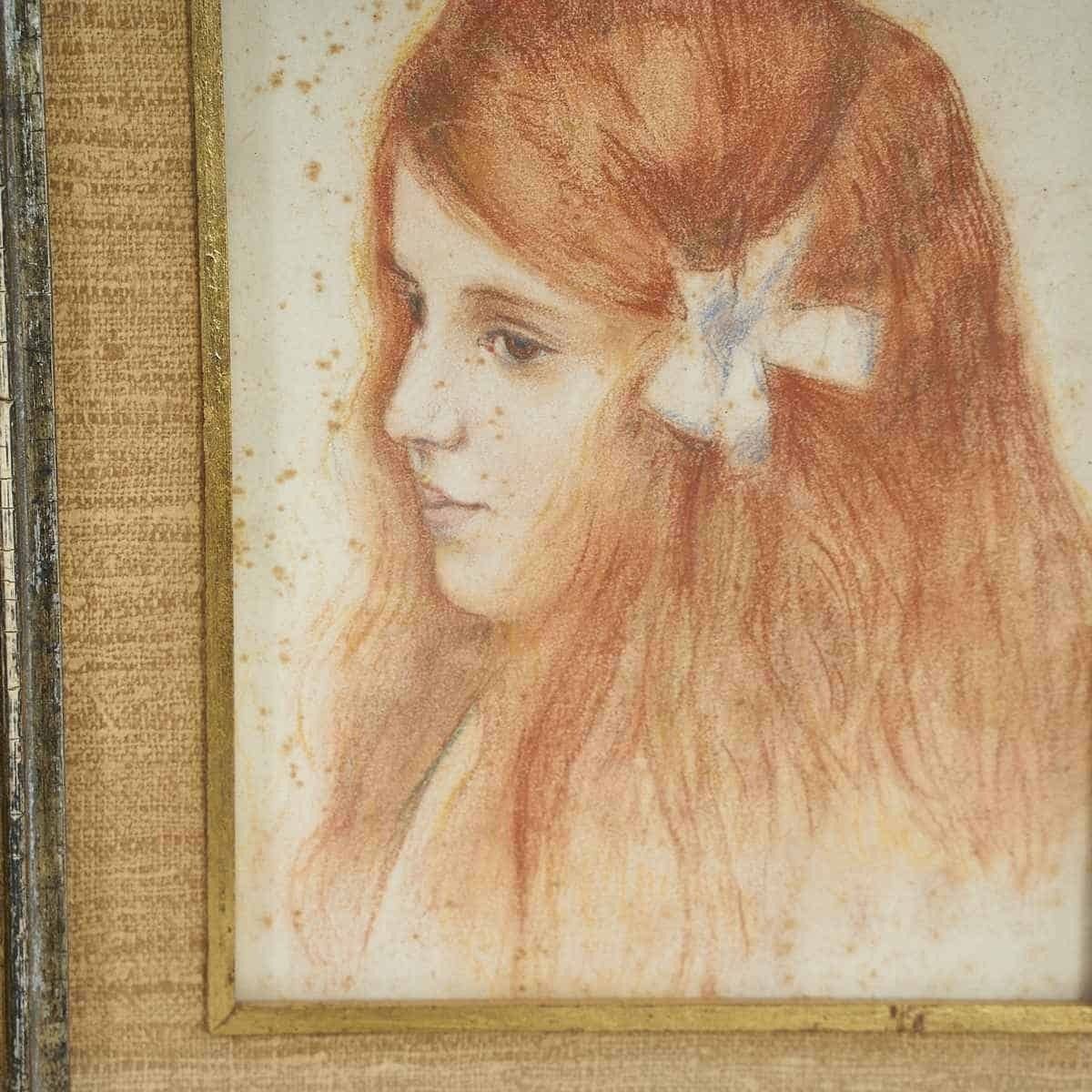 Sanguinary Drawing “Portrait Of A Girl” photo furniture