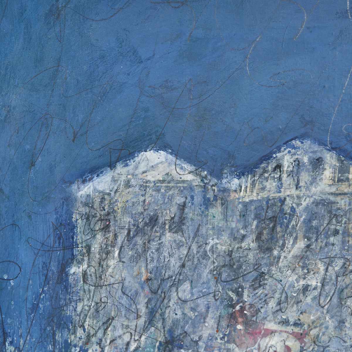 Painting On Canvas By Eros Pandolfi, Unique And Contemporary Abstract Painting photo for sale