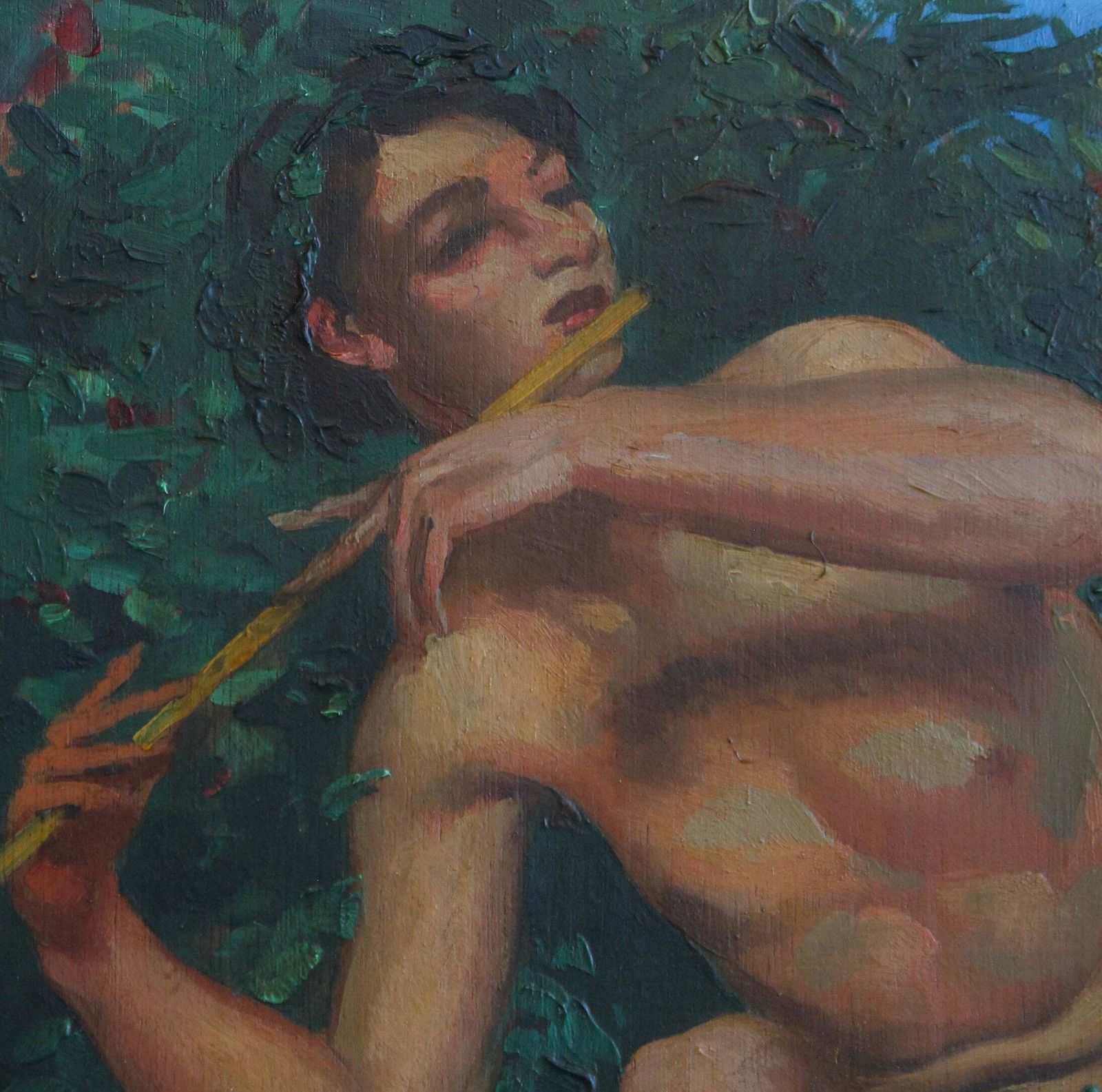 'The Young Shepherd With Pan Pipe' By Joseph Marius Avy (Circa 1920s) photo buy
