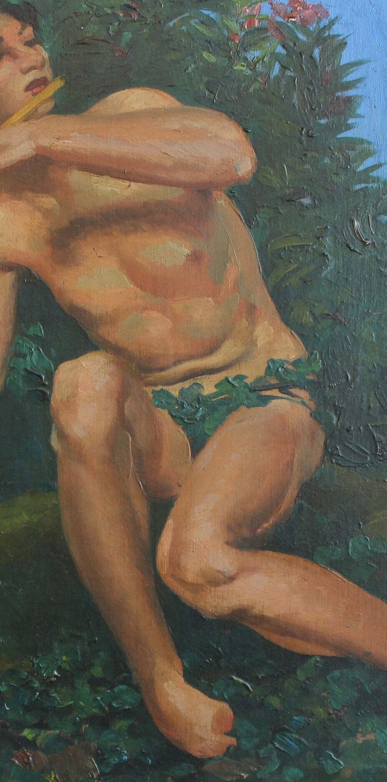 photo vinterior 'The Young Shepherd With Pan Pipe' By Joseph Marius Avy (Circa 1920s)