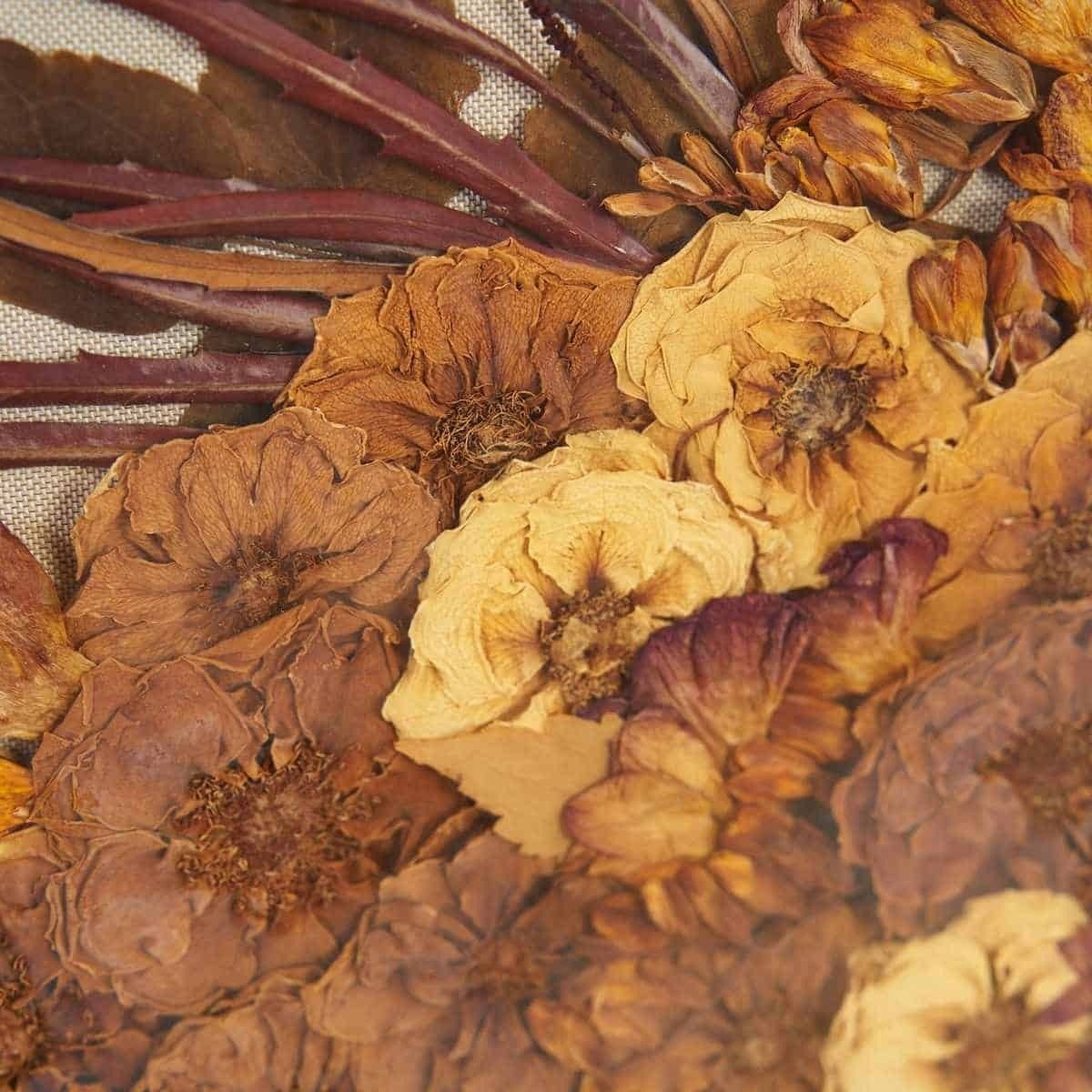 Work Made With Dried Flowers, 1970s photo for sale