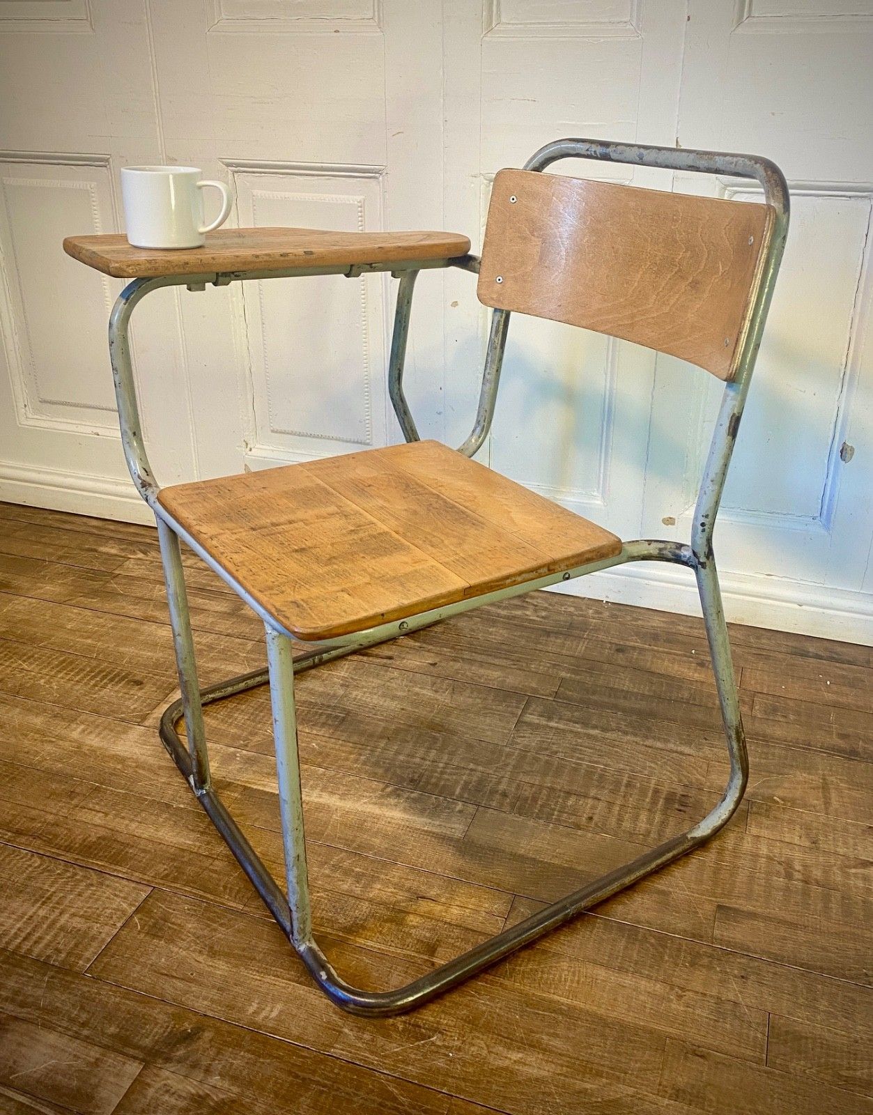 Vintage Mid Century School / College Lecture (Side Desk) Chair, Adult Size.