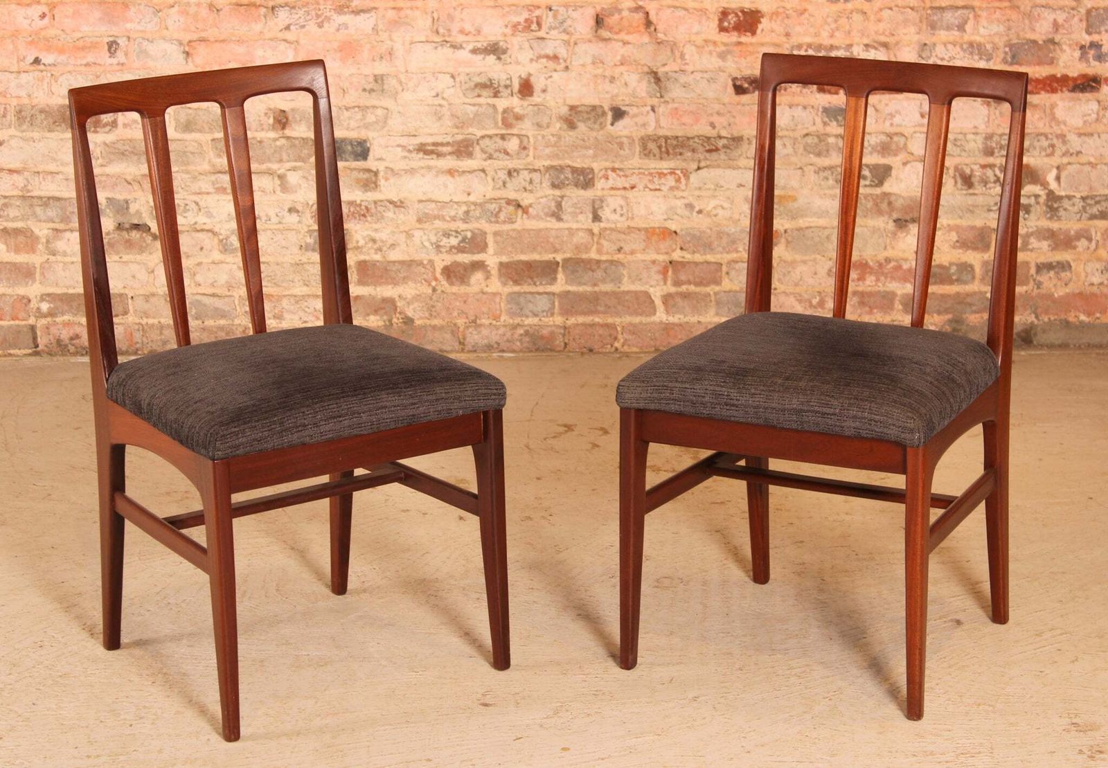 photo furniture Mid Century Solid Afromosia And Mahogany Dining Set By Younger, Circa 1960s