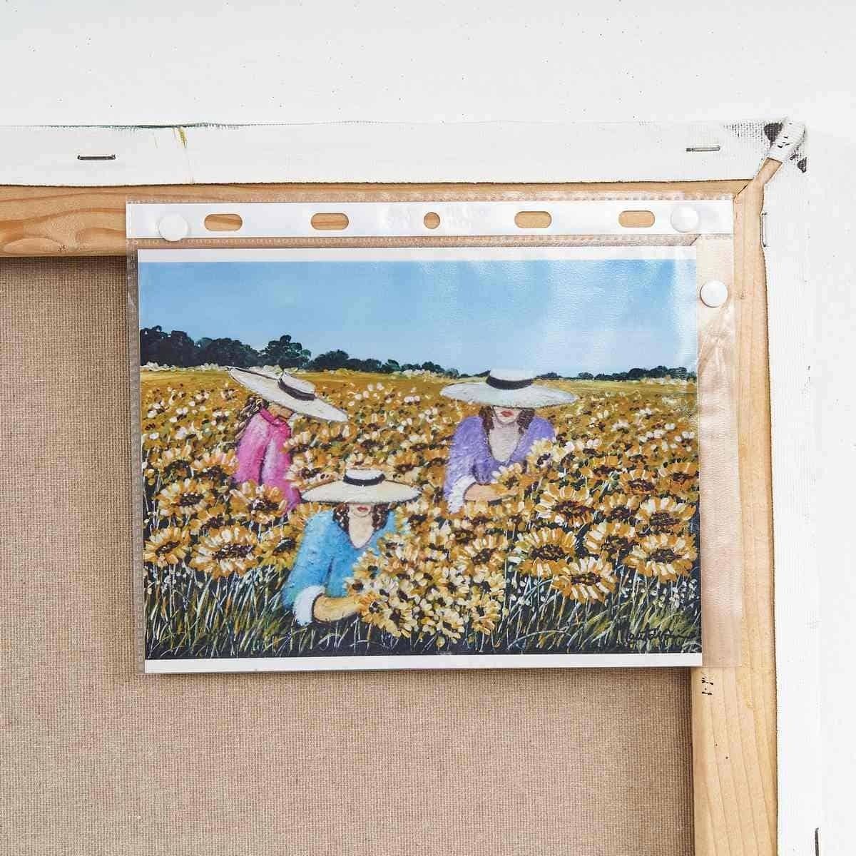 Oil On Canvas, Field Of Flowers, Costanza Mantovani 2007 photo buy
