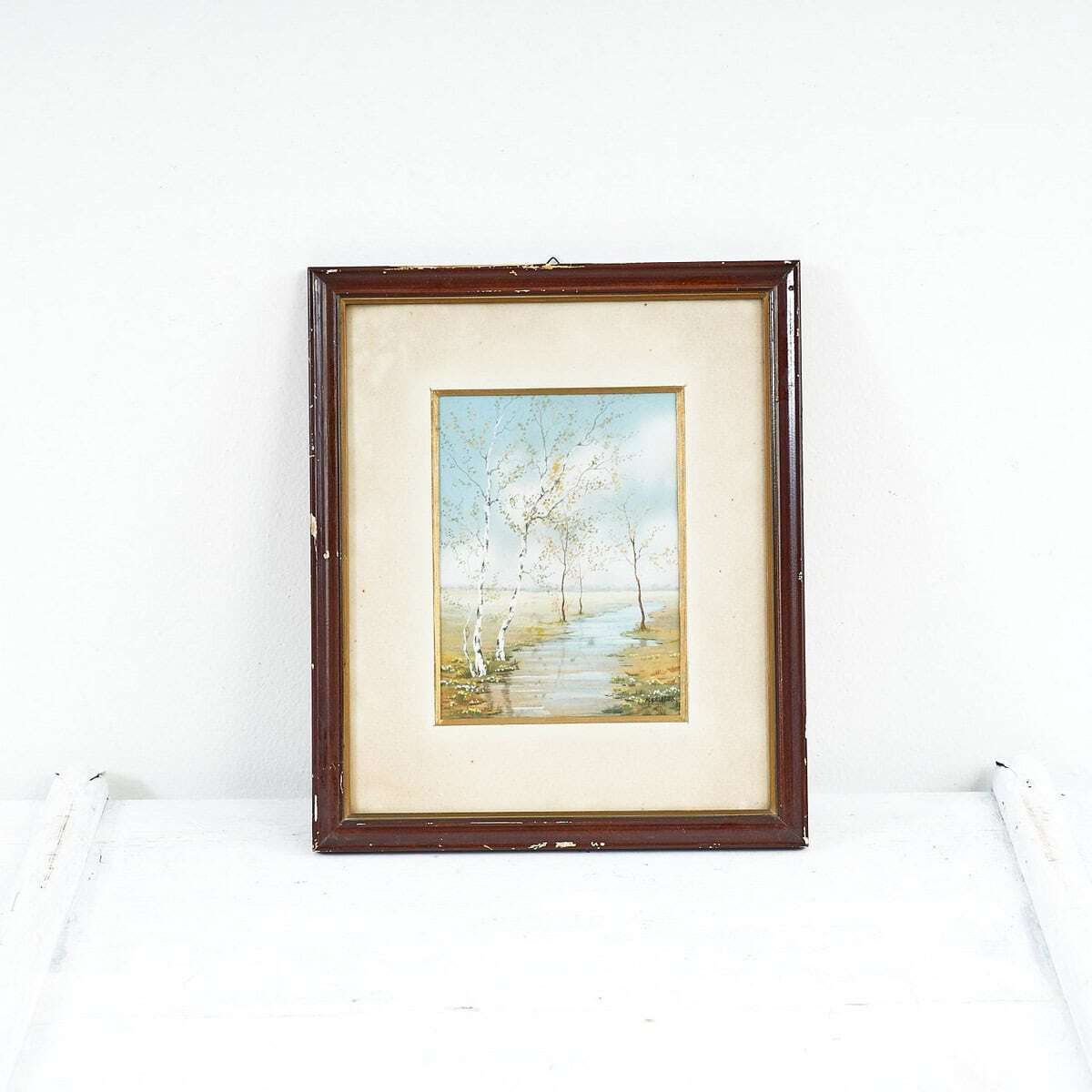Landscape Painting Unidentified Signature Elegant Landscape Painting