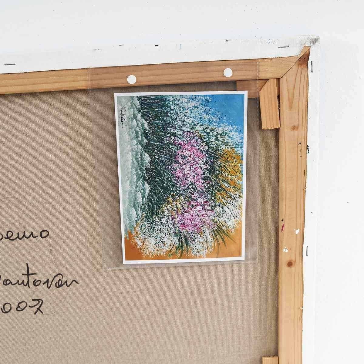 Oil On Canvas, Broom In Sanremo, By Costanza Mantovani photo vinterior