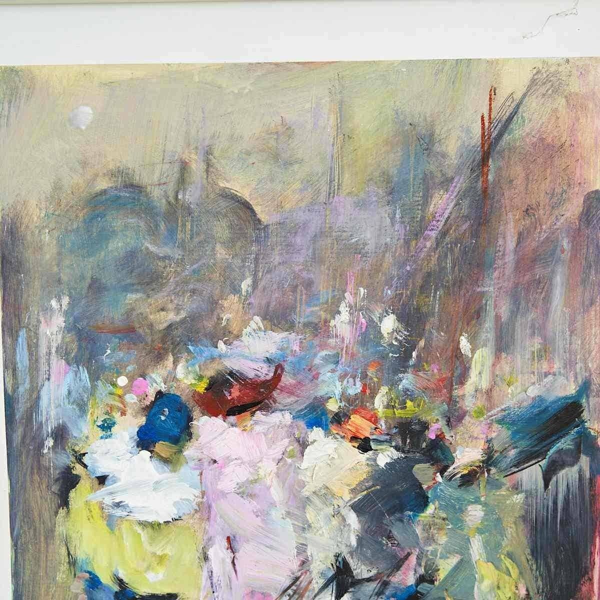 Painting Oil By Renzo Piccoli, Painter Of Ferrara (Italy) photo for sale