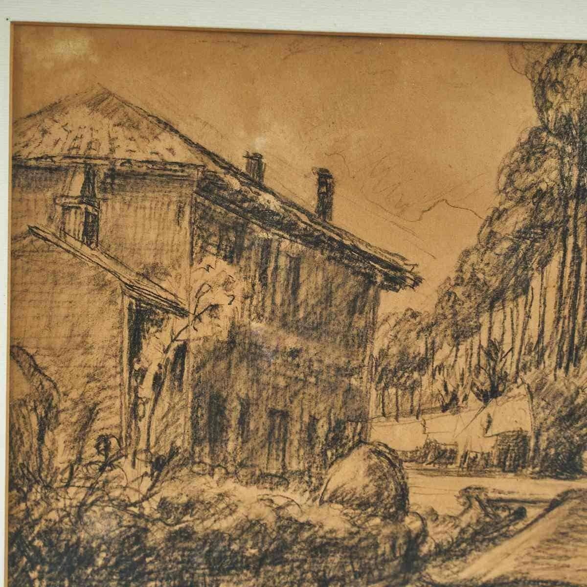 Design Of The Industrial Area Of Ferrari, By G. Rossi, 1930s. photo for sale
