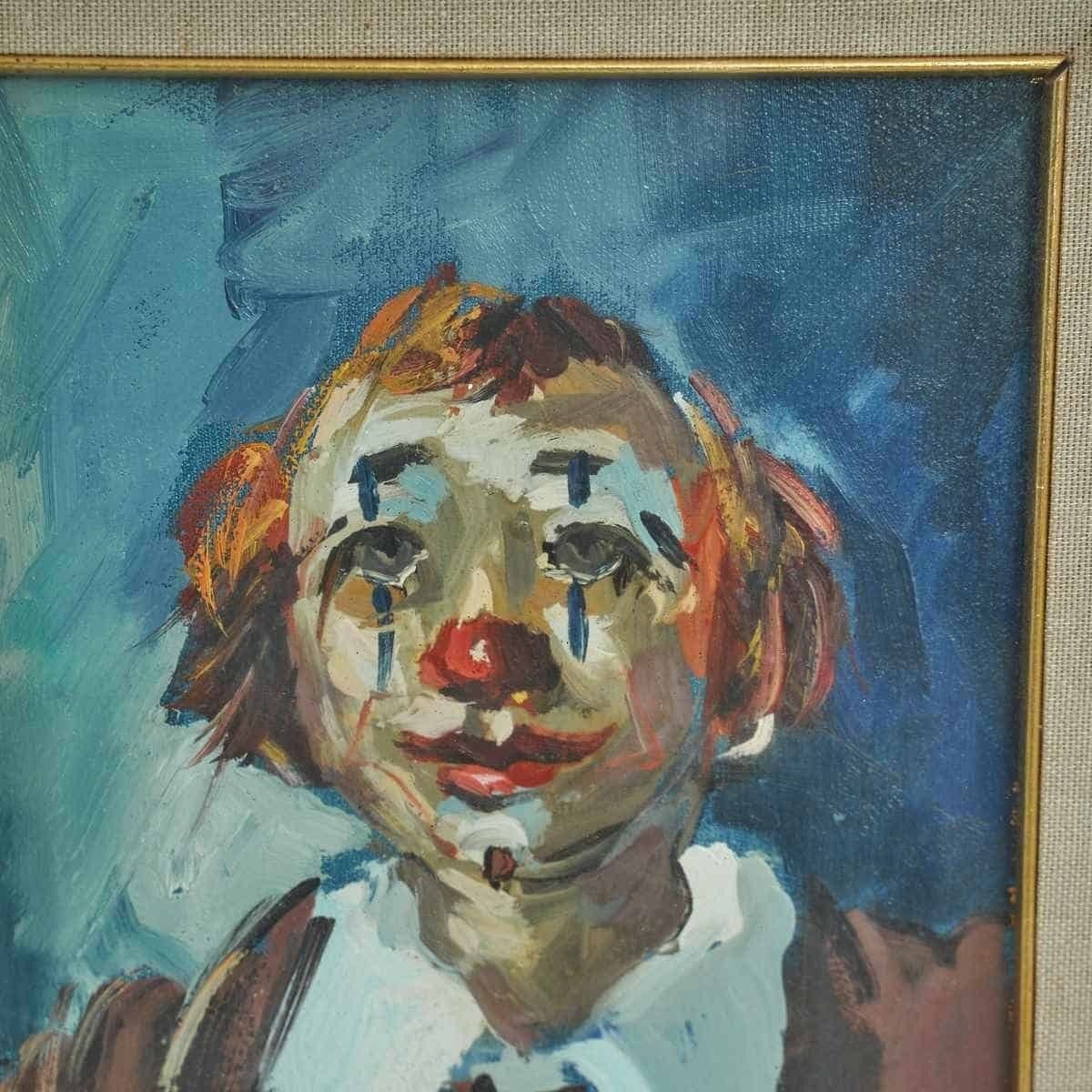 Oil On Canvas The Attention Of Gianni Farinella, Pomposian Academy. photo for sale