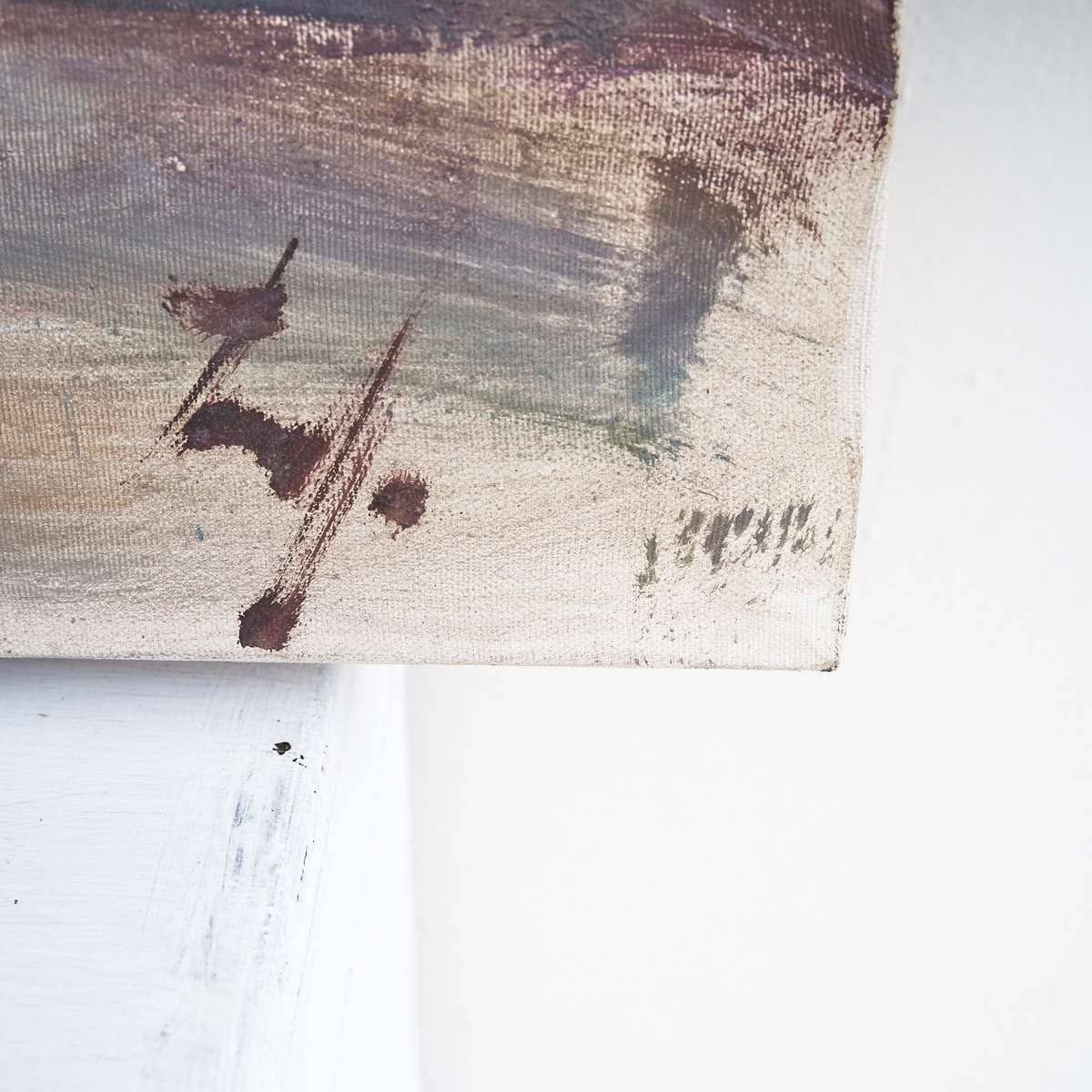 Oil On Canvas High Quality Artisan Marine Fresco By Renzo Piccoli. photo furniture