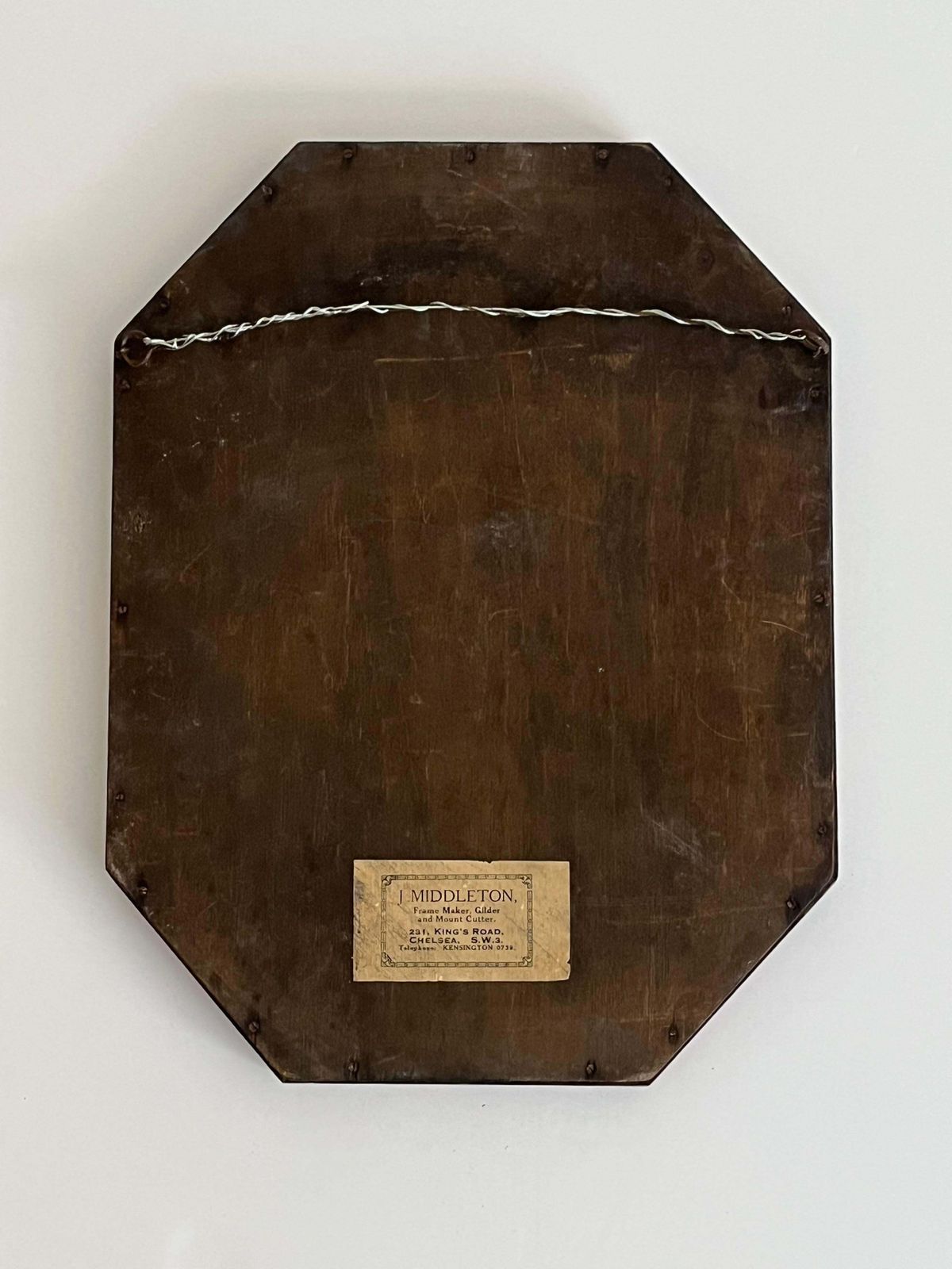 Art Aesthetic Movement Bronze Plaque Of A Lady In Oak Frame Handmade, Circa 1875 photo