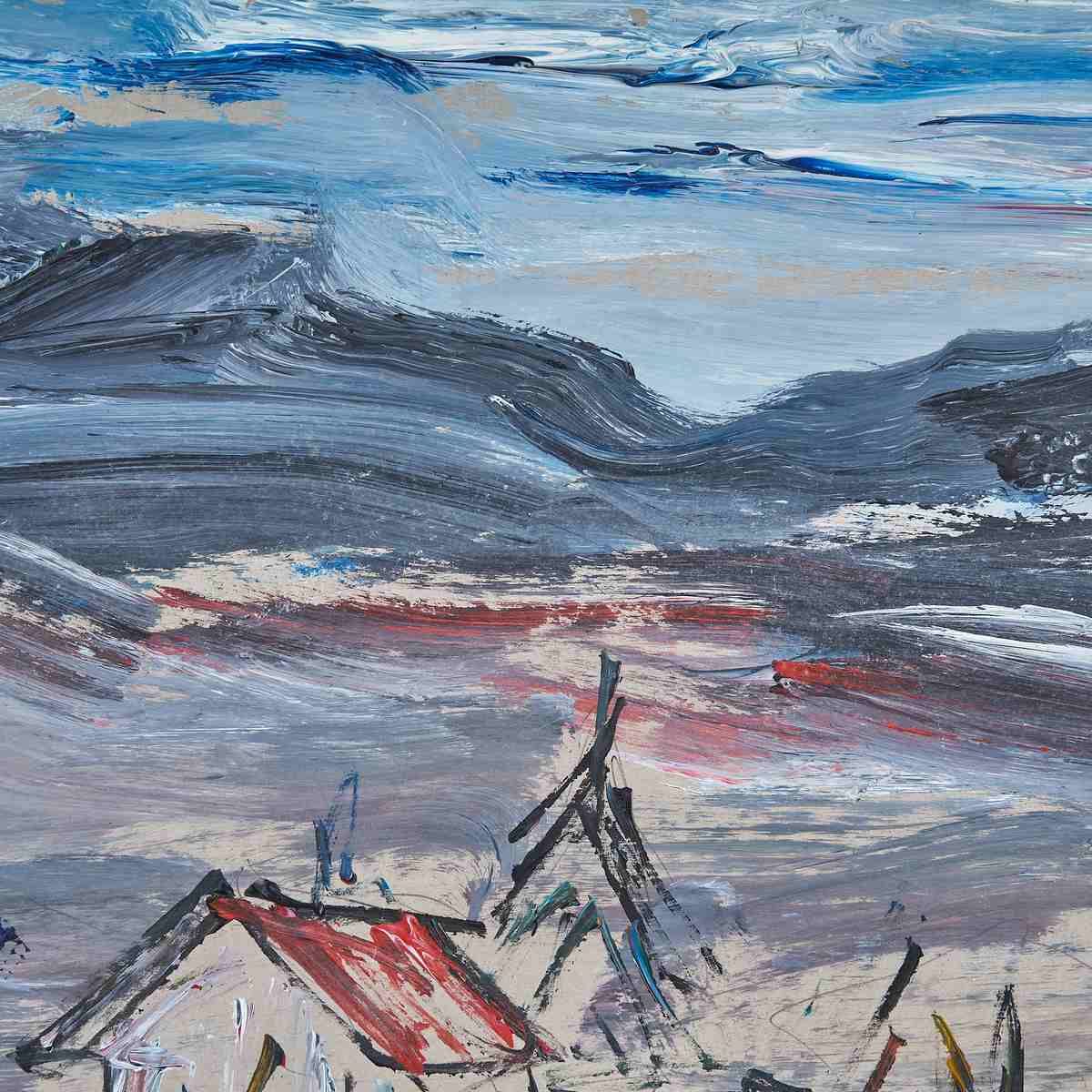 Landscape Painting By Giovanni Lovetti, Artist From Ferrara (Italy) photo for sale