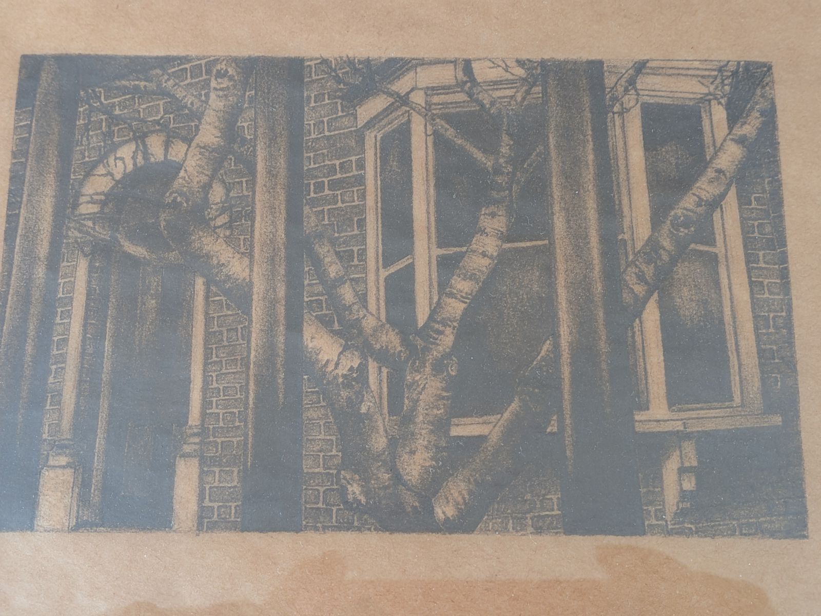 photo furniture Original Drawing By Alison Griffin – 'The Only Place Where You Feel Safe Nr. 11' (2013)