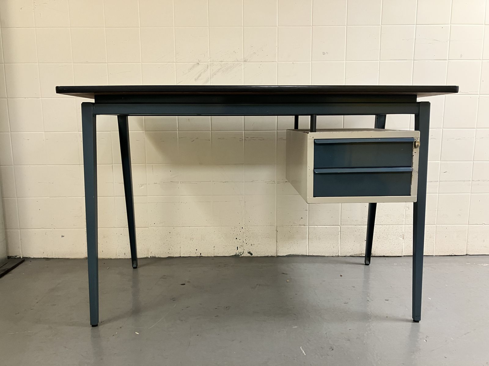Industrial Metal Desk By Marko (Netherlands, 1960s) photo furniture