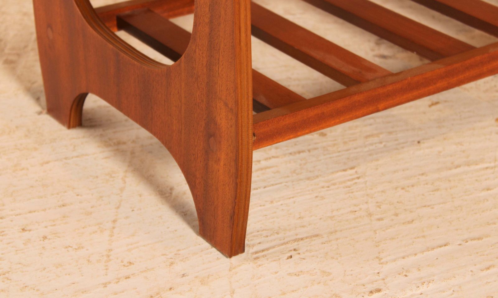Mid Century Mahogany Coffee Table With A Magazine Rack, Circa 1960s photo 225.0