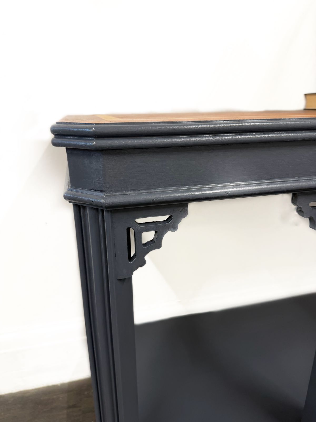 Large Grey Collectable Console By Lane Furniture Company photo 700.0