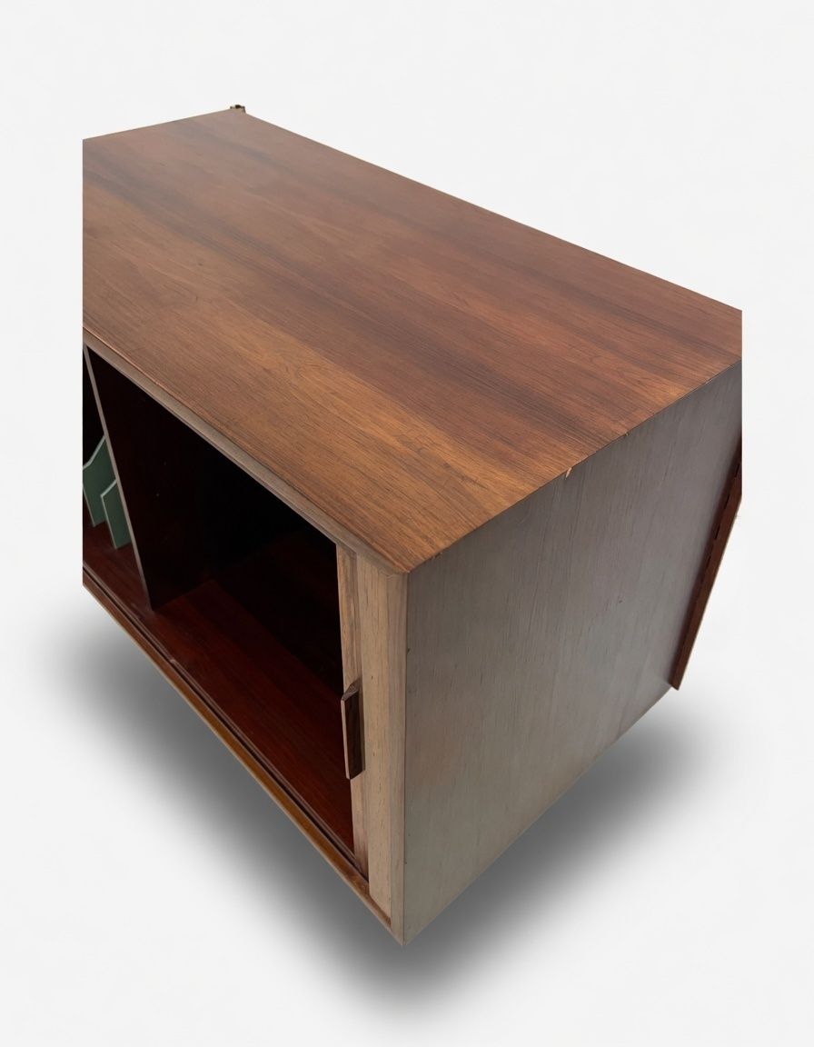 Rosewood Tambour Cabinet By Kai Kristiansen For Feldballes photo buy