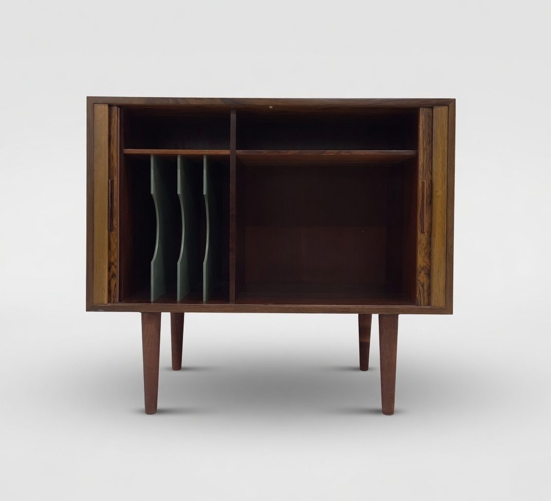 Rosewood Tambour Cabinet By Kai Kristiansen For Feldballes photo vinterior