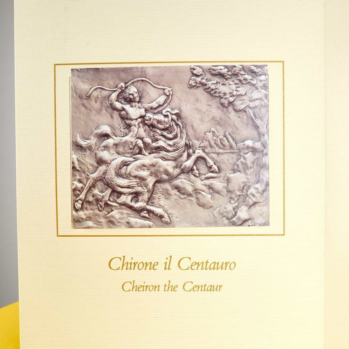 photo furniture Elegant Silver Bas Relief By Aligi Sassu (200 Grams Of 925 Silver)